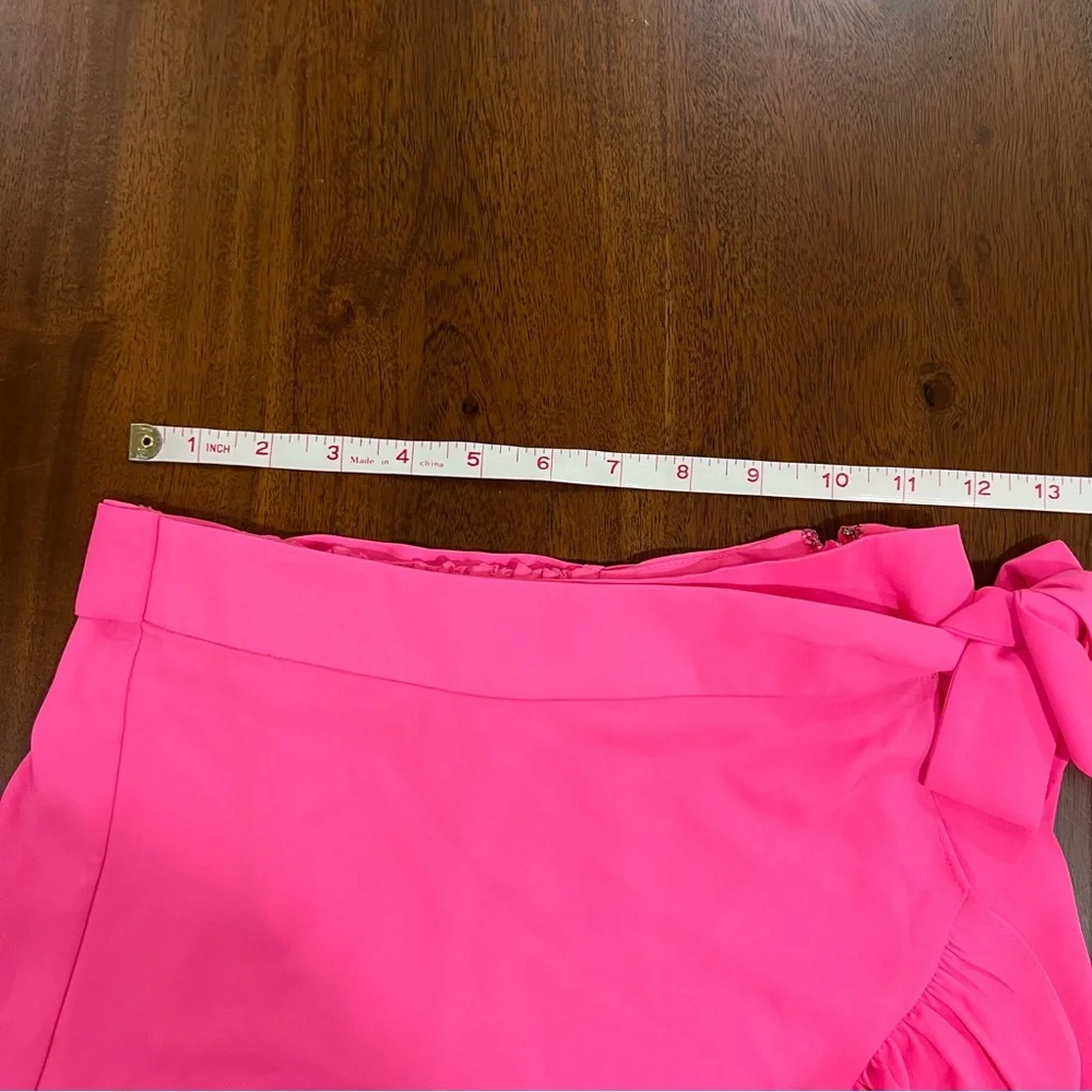 Lilly Pulitzer Nessa Ruffle Hem Wrap Skirt Size 0